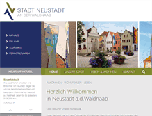 Tablet Screenshot of neustadt-waldnaab.de
